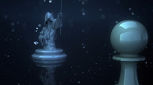 man in cloak ceramic figurine, Fate/Stay Night HD wallpaper