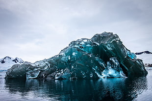 iceberg, nature, iceberg