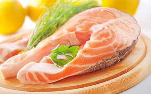 sliced raw fish, food, lunch HD wallpaper
