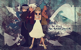 So Cool So Scandalous anime characters digital wallpaper, Soul Eater HD wallpaper