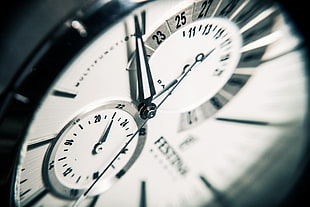 round chronograph watch HD wallpaper