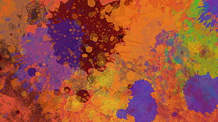 multicolored abstract artwork HD wallpaper