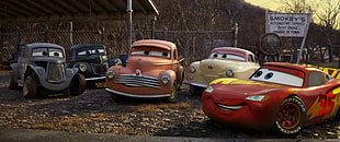 Disney Pixar Cars characters HD wallpaper