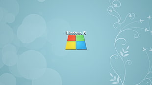 white and blue labeled box, Windows 8, operating systems, Microsoft Windows HD wallpaper