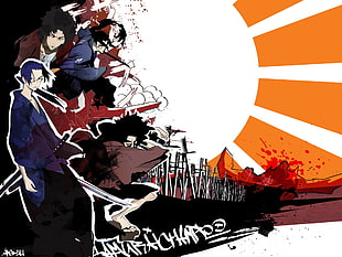 Samurai Champloo digital wallpaper, anime, Samurai Champloo, Jin (Samurai Champloo), Mugen