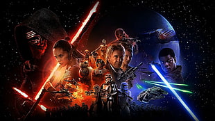 Star Wars The Force Awakens movie HD wallpaper