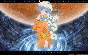 blue-haired female anime character wallpaper, Tengen Toppa Gurren Lagann, Teppelin Nia HD wallpaper