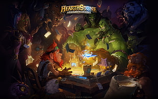 Heart Stone digital wallpaper, Hearthstone: Heroes of Warcraft, Blizzard Entertainment, Hearthstone, concept art HD wallpaper