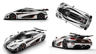 black and gray car die-cast model, Koenigsegg One:1, car, vehicle, simple background HD wallpaper