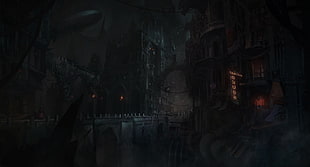 black digital machine, Castlevania: Lords of Shadow, video games, concept art HD wallpaper