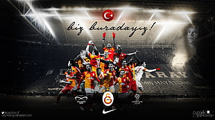 Galatasaray poster, Galatasaray S.K. HD wallpaper