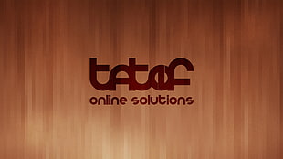 Tatof online solutions logo, Tatof, digital art, typography HD wallpaper