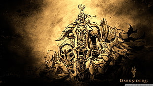 Darksiders illustration screenshot, Darksiders, video games HD wallpaper