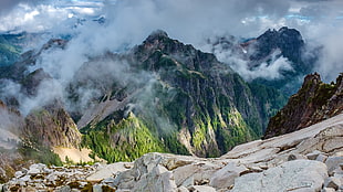 brown soil, landscape, mountains, nature, rocks