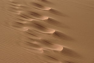 aerial photography of desert