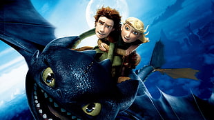 How to Train a Dragon digital wallpaper, How to Train Your Dragon, animated movies HD wallpaper