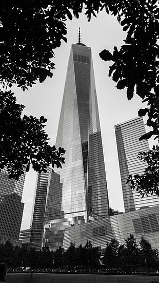 gray concrete building, architecture, building, cityscape, skyscraper