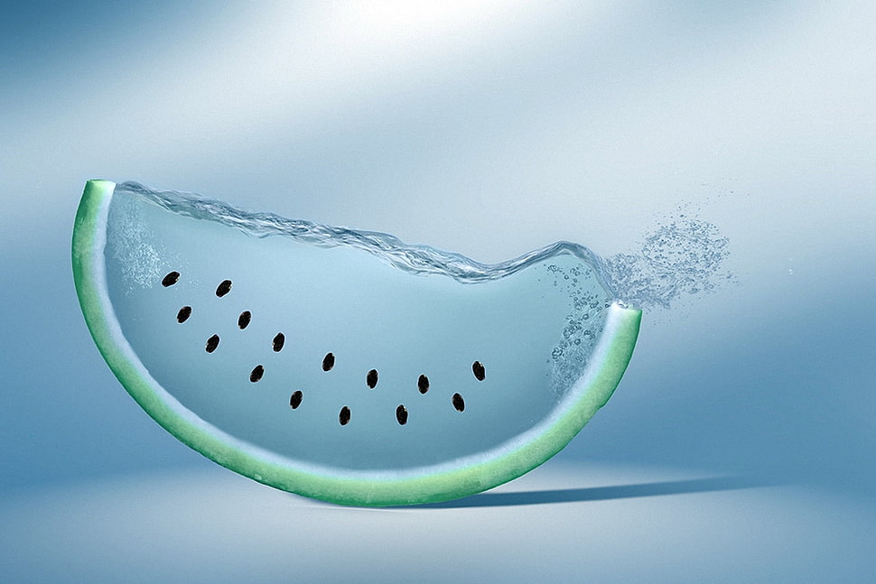 Watermelon illustration, digital art HD wallpaper | Wallpaper Flare