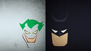 Batman and Joker drawings, comics, Batman, Joker, Blo0p HD wallpaper