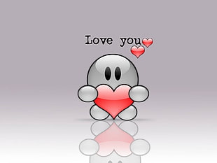 Love You illustration HD wallpaper