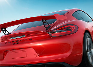 red Porsche Carrera GT4 HD wallpaper