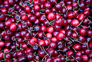 red cherry fruits