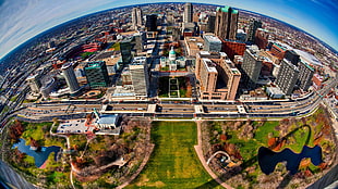 city skyline, cityscape, city, HDR, building