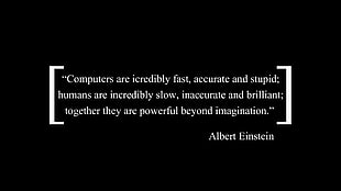 Albert Einstein quote, Albert Einstein, typo HD wallpaper