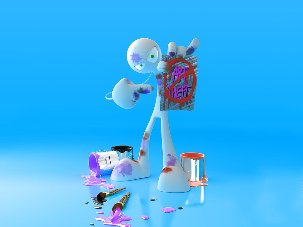 animated character digital wallpaper HD wallpaper