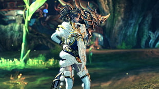 female anime character wallpaper, PC gaming, Blade & Soul, screen shot