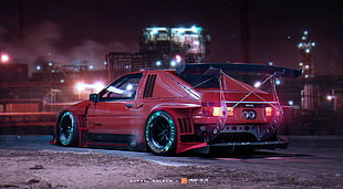 red coupe, Khyzyl Saleem, car, Toyota AE86, Toyota