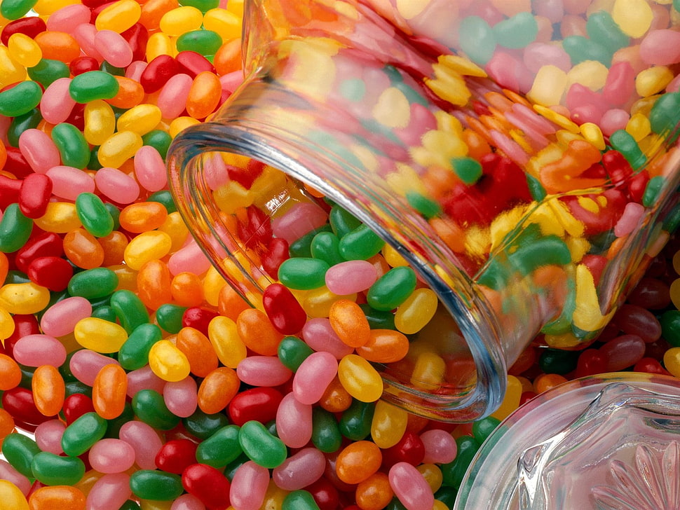assorted Jelly Beans HD wallpaper