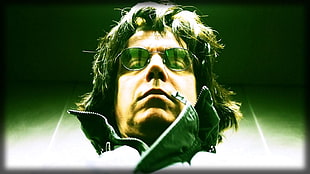man wearing sunglasses and jacket wallpaper HD wallpaper