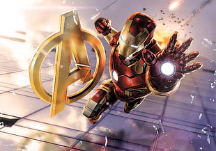 Iron Man digital wallpaper HD wallpaper