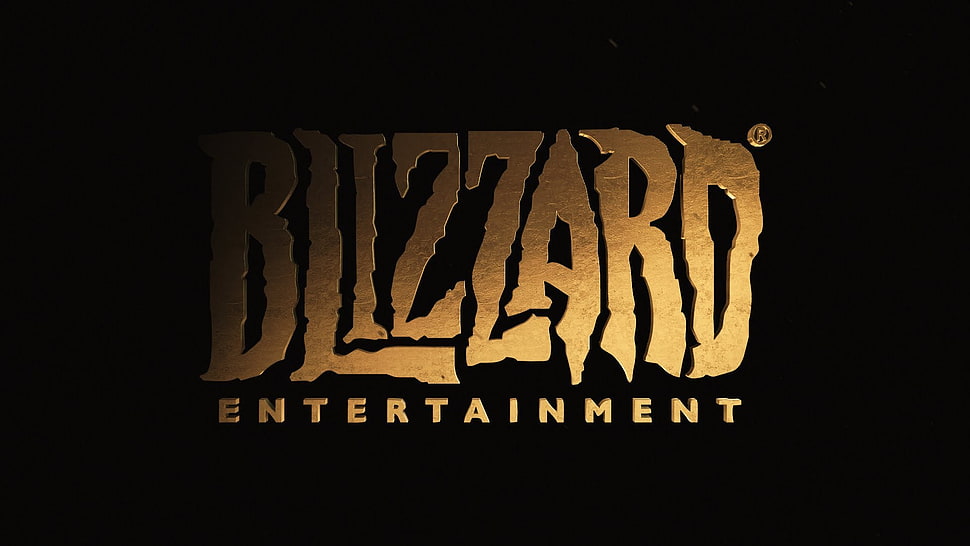 Black background with text overlay, Blizzard Entertainment, logo HD ...