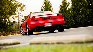 red coupe, car, Japanese cars, Acura NSX, JDM HD wallpaper
