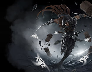 assassin digital painting, video games, League of Legends, Talon (League of Legends) HD wallpaper