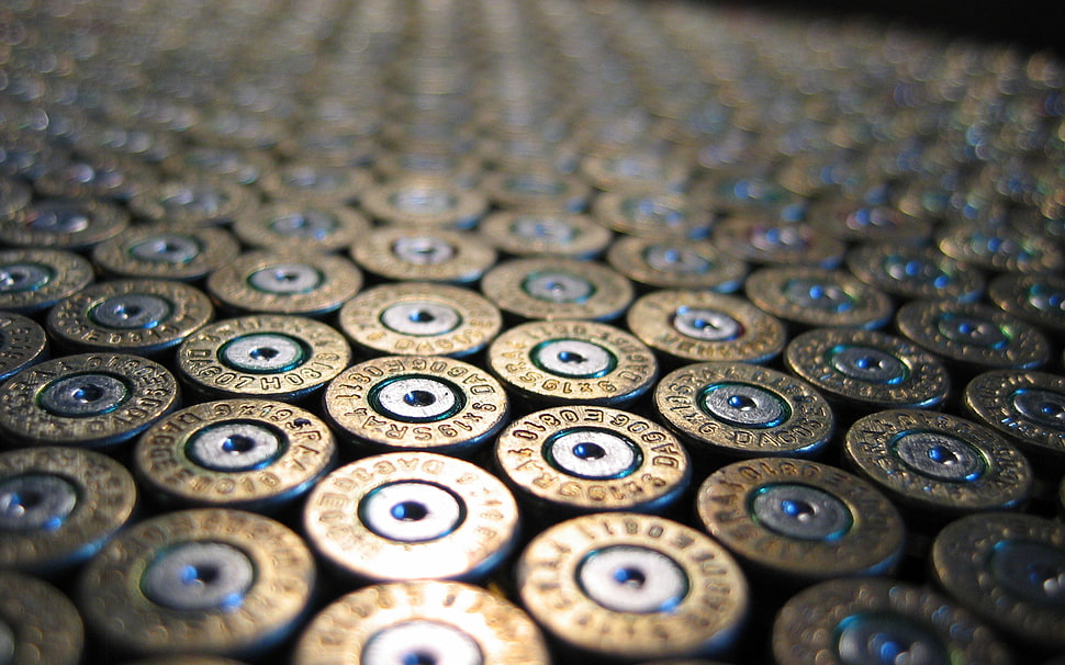 white, blue, and brown area rug, ammunition HD wallpaper