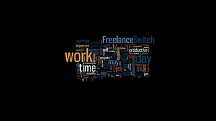 labeled text, text, abstract, simple background, word clouds HD wallpaper