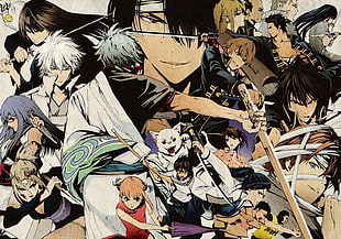 anime characters illustration, Gintama HD wallpaper