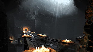 brown and black wooden table, Dark Souls, Dark Souls III, video games HD wallpaper