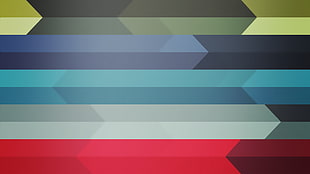 digital art, minimalism, stripes, red HD wallpaper