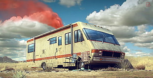 beige RV, Breaking Bad, RV, TV HD wallpaper