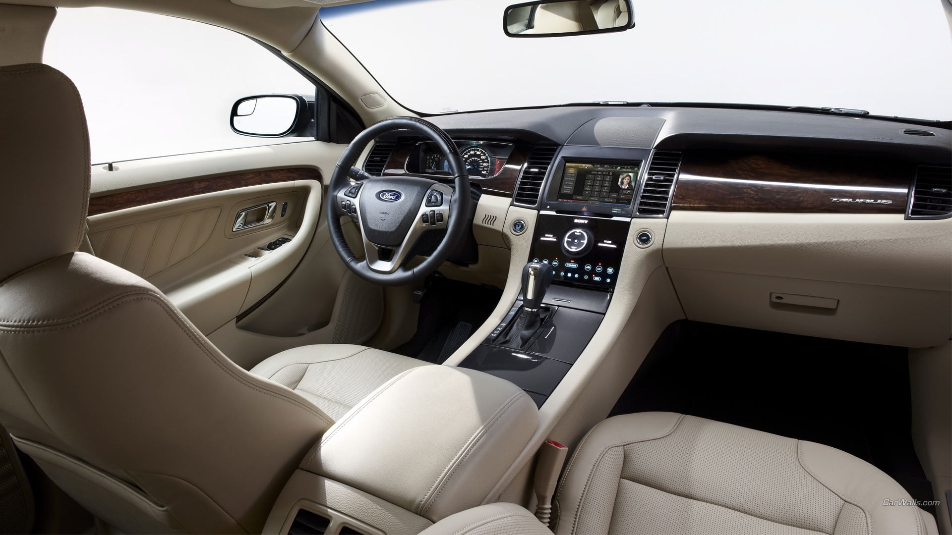 Black and beige vehicle interior, Ford Taurus, car interior, car, vehicle  HD wallpaper | Wallpaper Flare