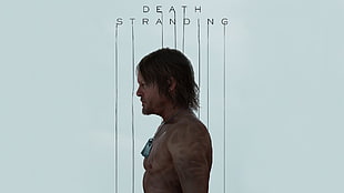 Death Stranding game wallpaper, Death Stranding, simple background, Norman Reedus, video games HD wallpaper