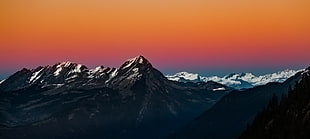 photography of mountain covered snow