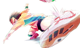 boy anime character illustration, Haikyuu, Haikyuu!!, Nishinoya Yuu, Noya HD wallpaper