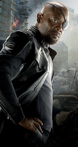 Samuel Jackson as Nick Furry, Avengers: Age of Ultron, The Avengers, Nick Fury, Samuel L. Jackson HD wallpaper