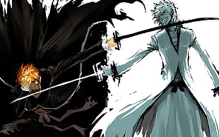 Ichigo Bleach digital wallpaper, Bleach, Kurosaki Ichigo, anime, fighting HD wallpaper