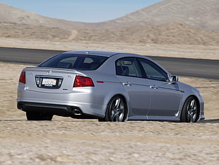 grey sedan photo